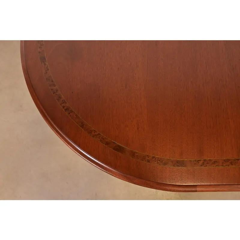 Antique Louis XVI Style Extension Dining Table, Newly Refinished For Sale 7