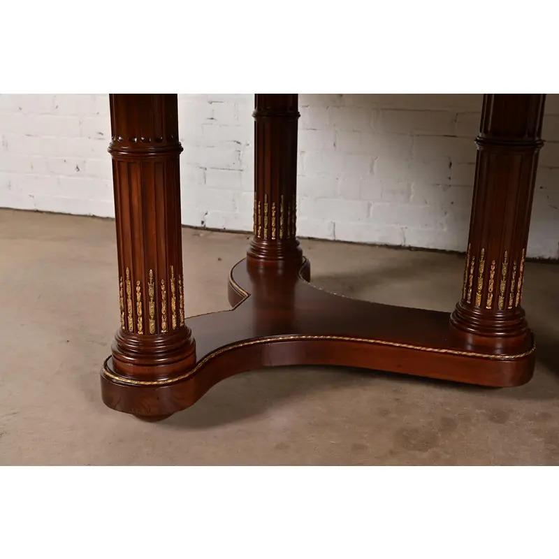 Antique Louis XVI Style Extension Dining Table, Newly Refinished For Sale 10