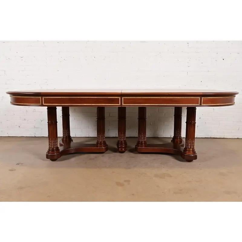 Antique Louis XVI Style Extension Dining Table, Newly Refinished For Sale 3