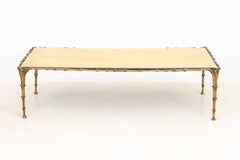 Maison Jansen Style Brass Coffee Table