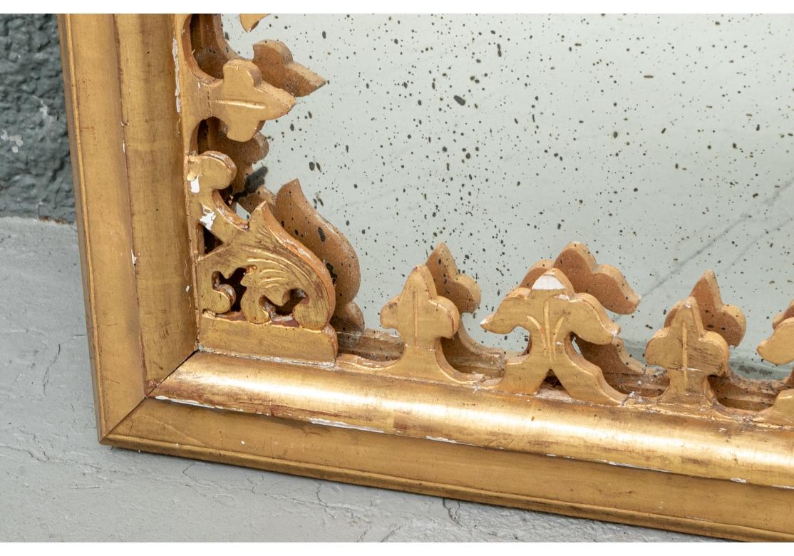 Maison Jansen Stil geschnitzt und vergoldet Spiegel für die Wiederherstellung (20. Jahrhundert) im Angebot