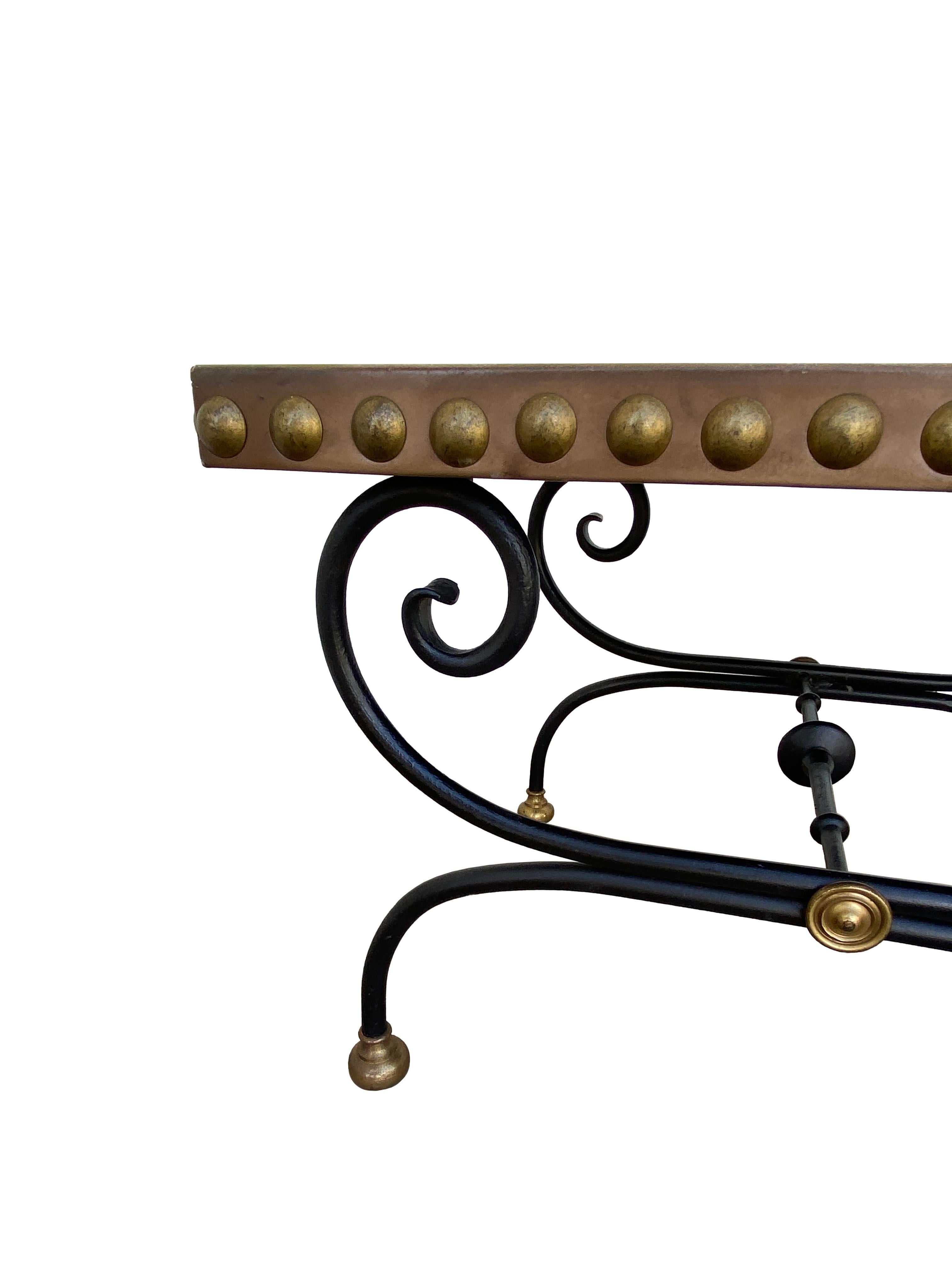 Table de cocktail de style Maison Jansen Bon état - En vente à Scottsdale, AZ