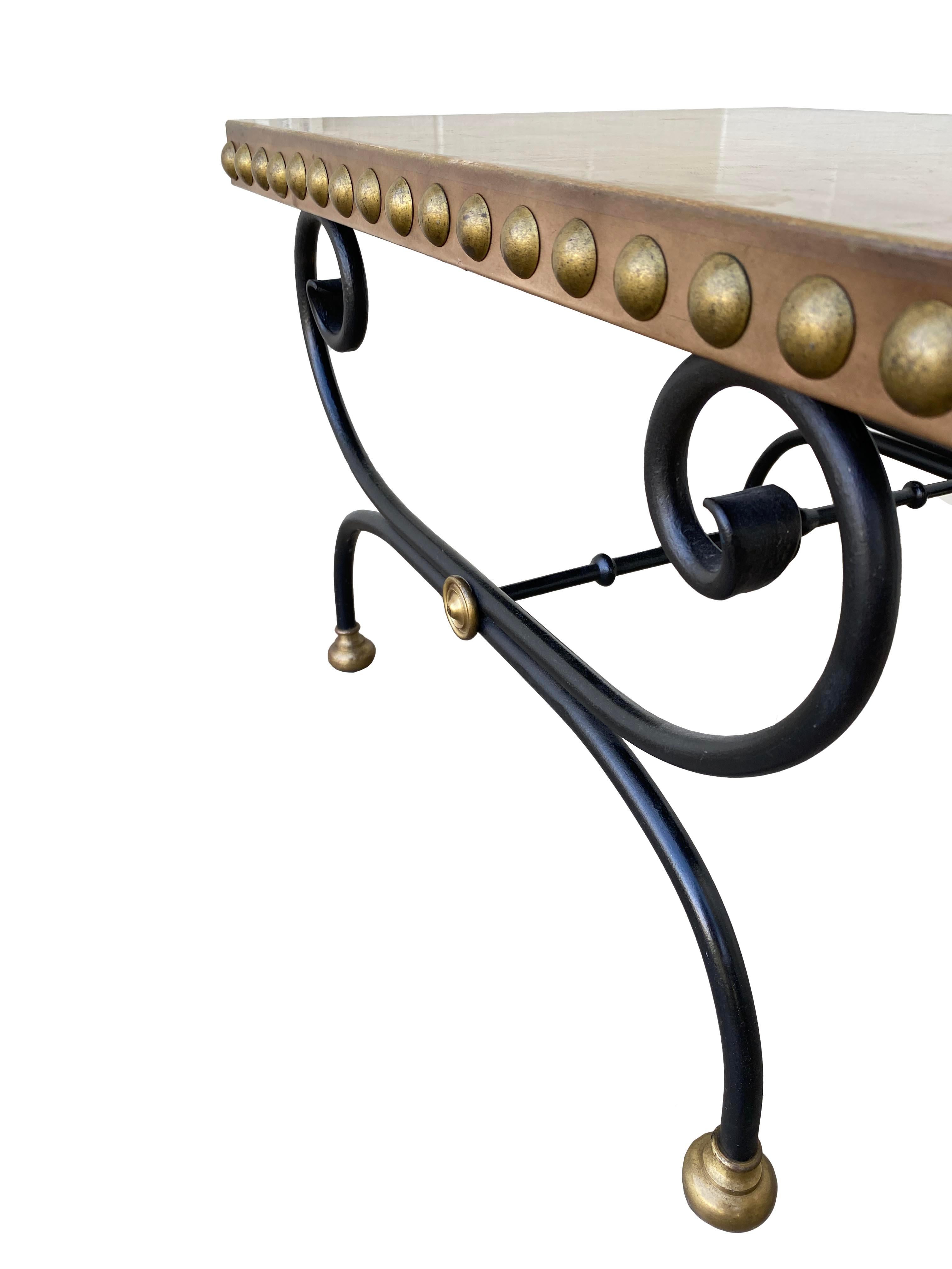 20ième siècle Table de cocktail de style Maison Jansen en vente