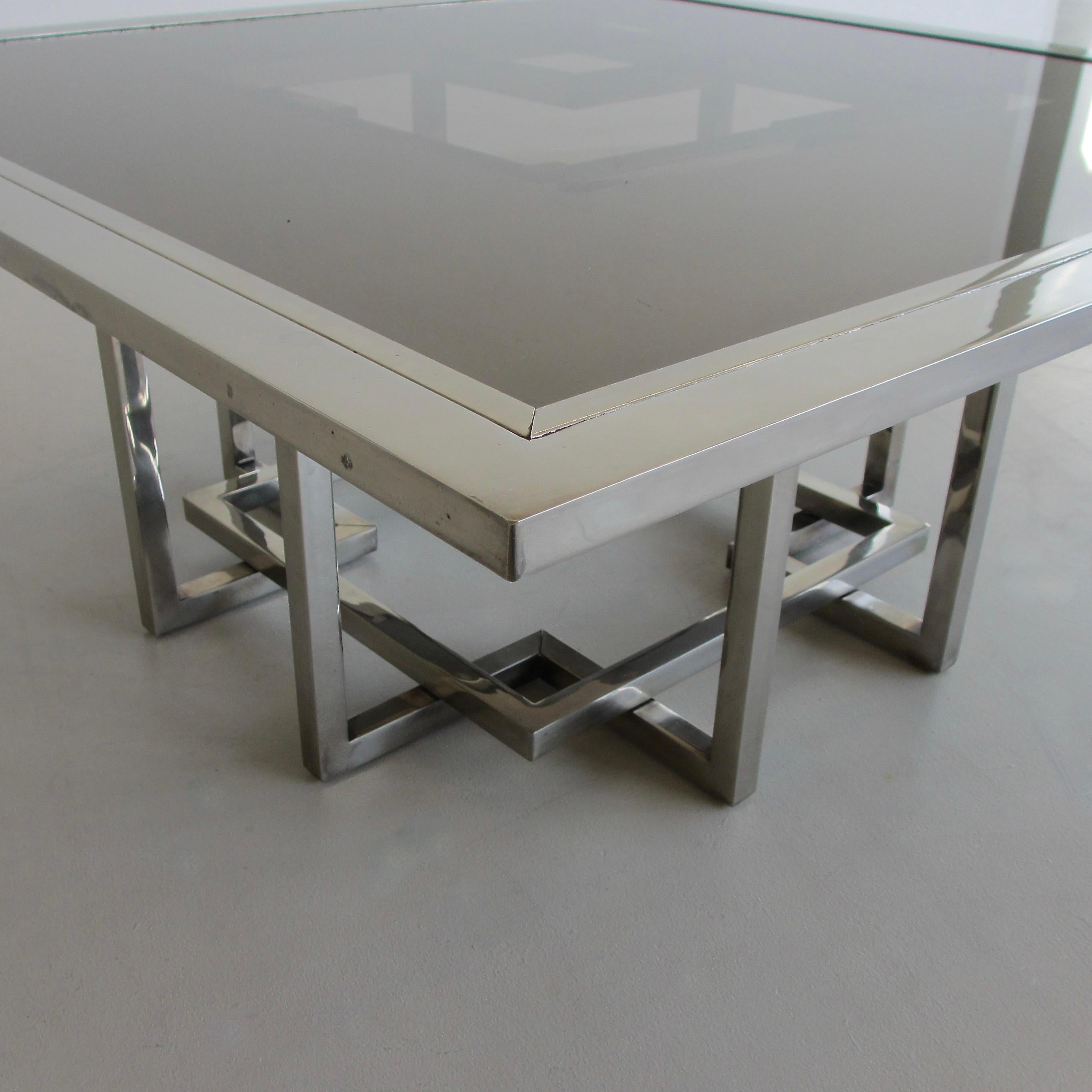 French Maison Jansen Style Coffee Table, 1970s For Sale