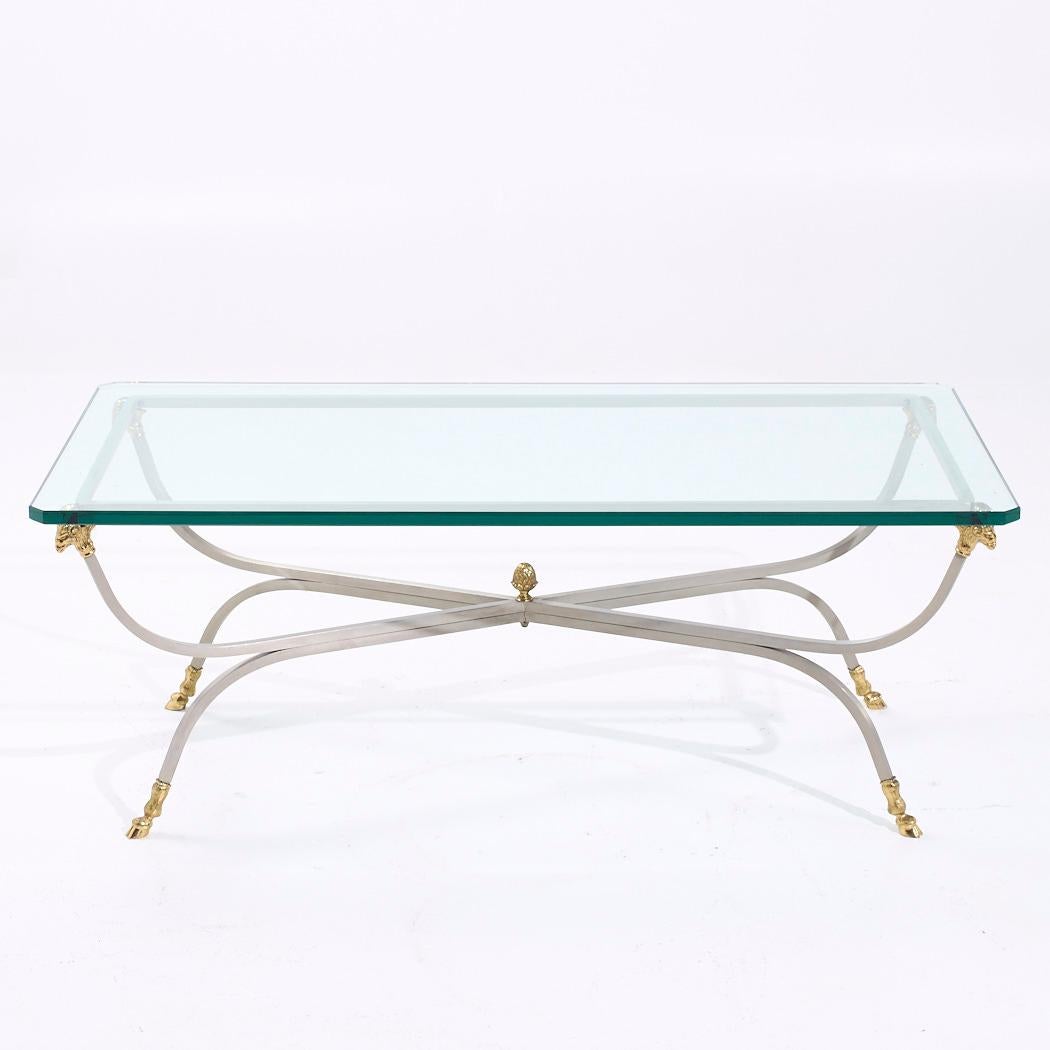 Américain Table basse de style Maison Jansen en vente