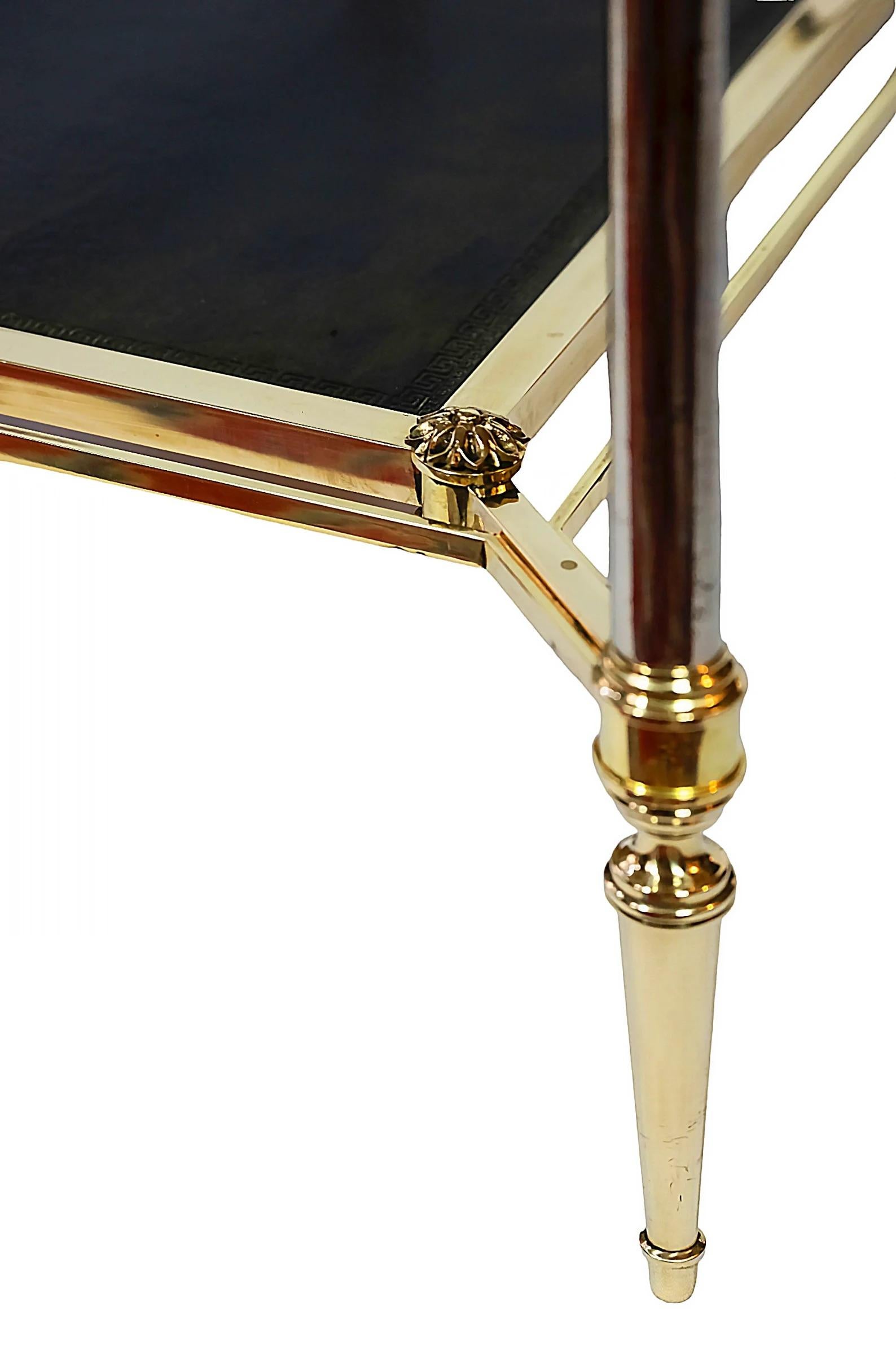 Milieu du XXe siècle Table basse de style Maison Jansen en vente