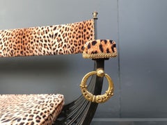 Maison Jansen style Curule Bench, 1960s