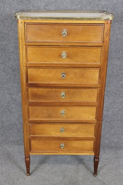 Maison Jansen Stil Directoire Stil verblasst Mahagoni Semanier Hochkommode