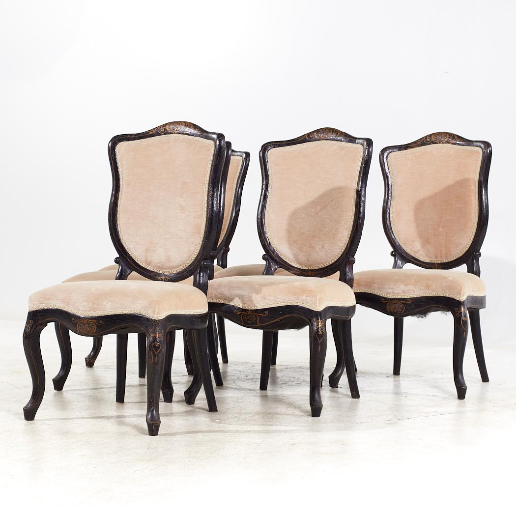 Modern Maison Jansen Style French Dining Chairs - Set of 6 For Sale