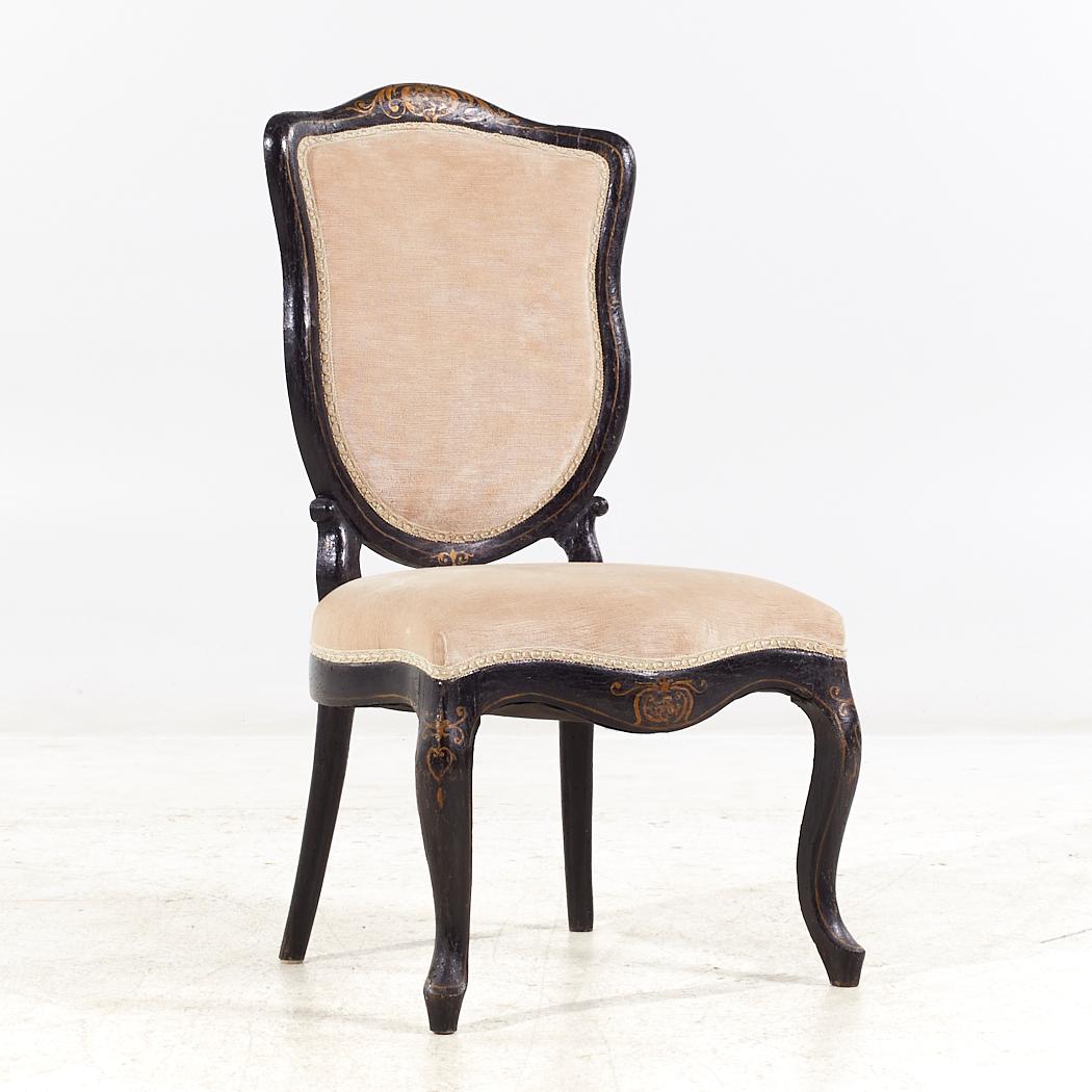 American Maison Jansen Style French Dining Chairs - Set of 6 For Sale