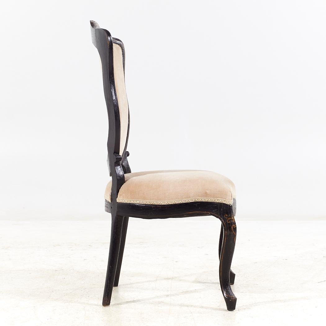 Tappezzeria Sedie da pranzo francesi in stile Maison Jansen - Set di 6 in vendita