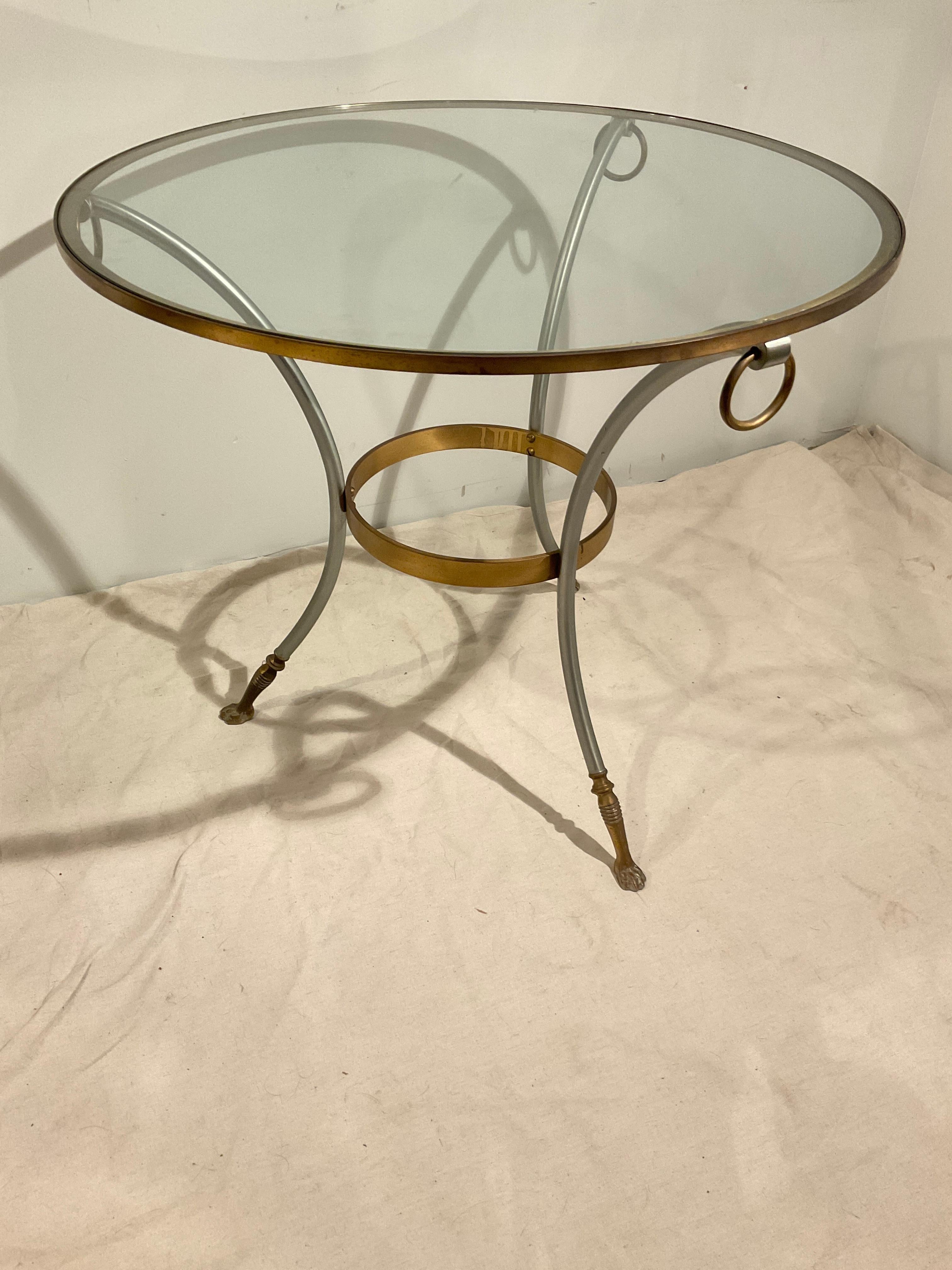  Maison Jansen Style Gueridon Table In Good Condition For Sale In Tarrytown, NY