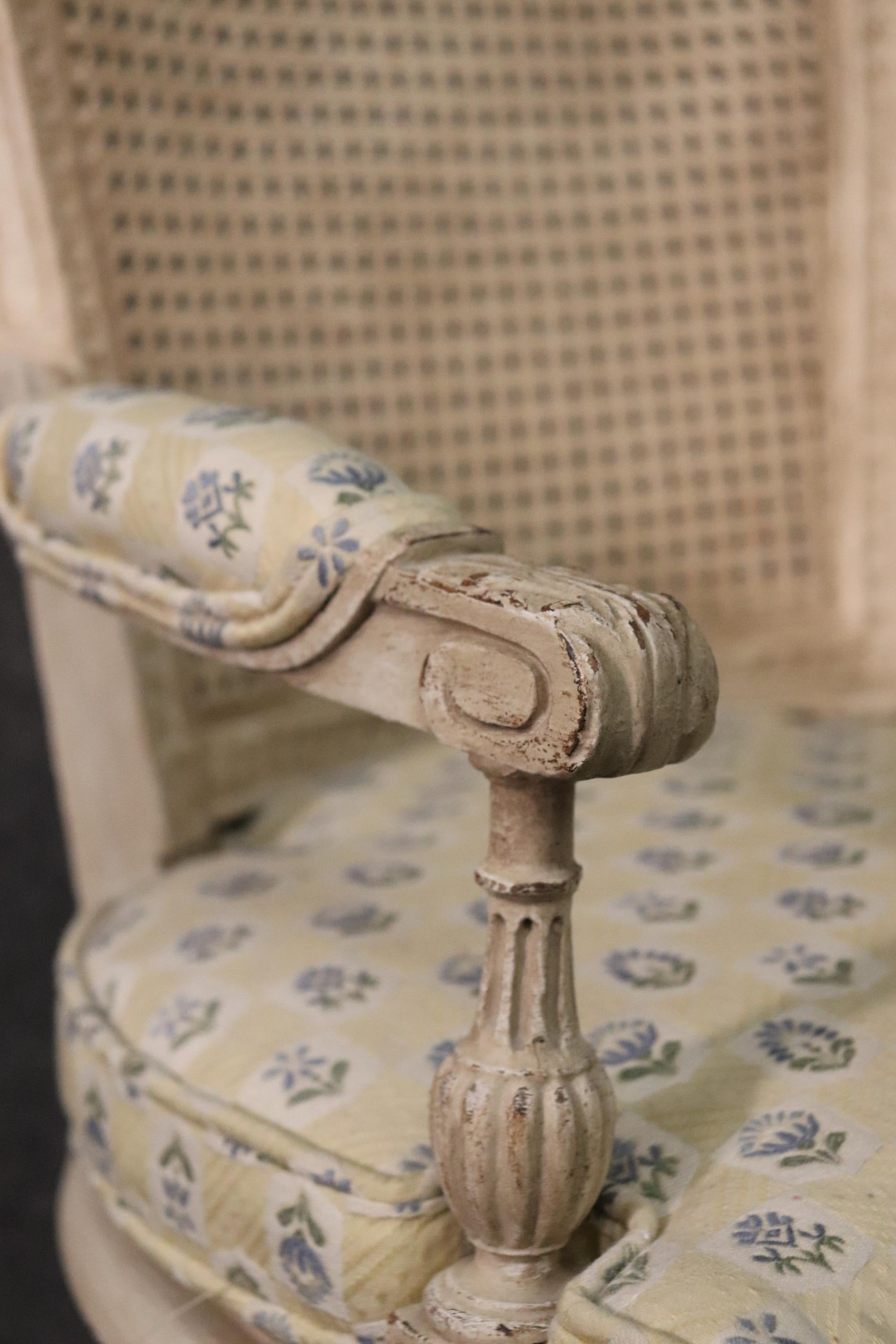 Maison Jansen Style Louis XVI Painted Childs Chair or Salesman's Sample 4