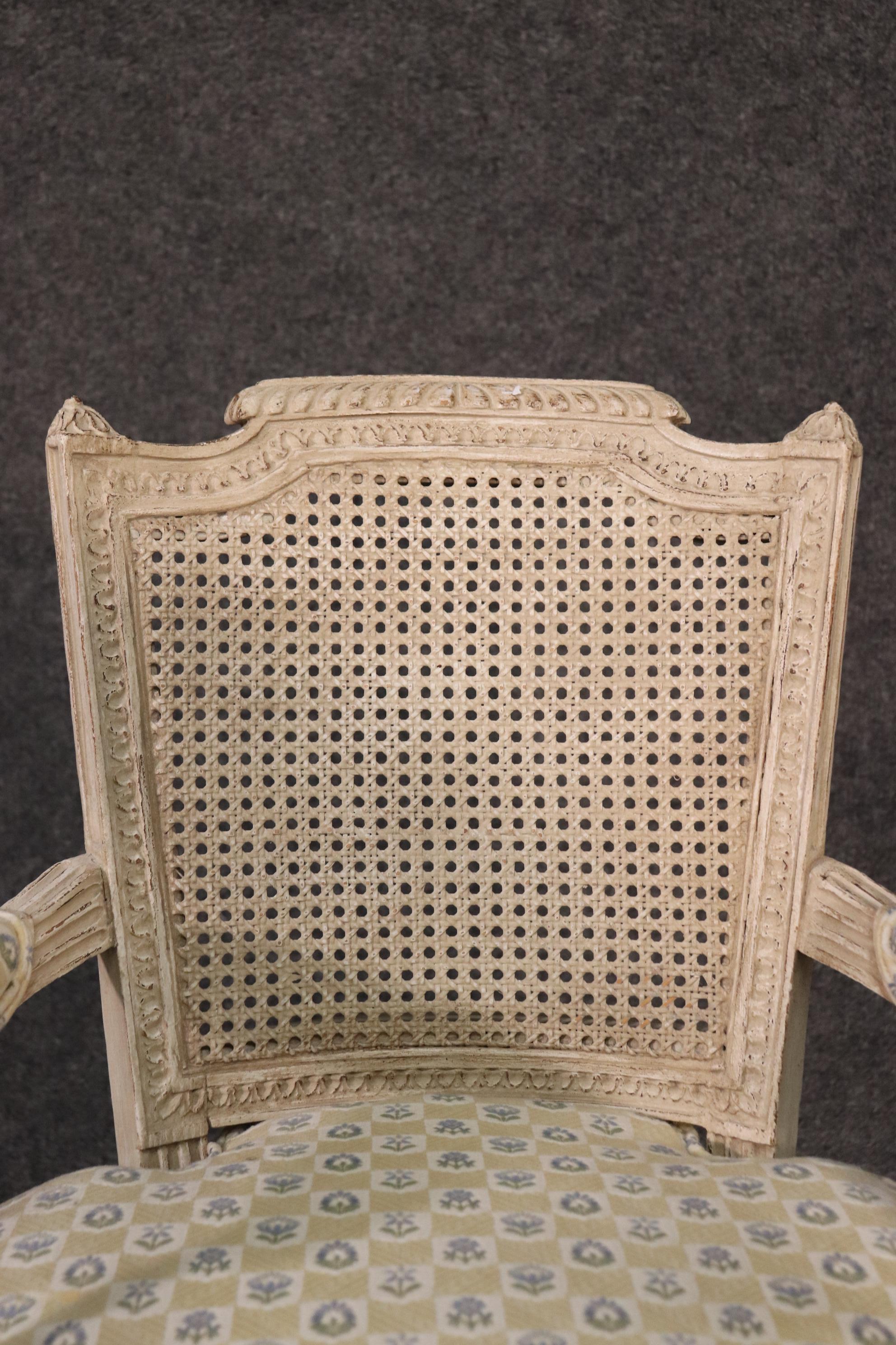 Maison Jansen Style Louis XVI Painted Childs Chair or Salesman's Sample 2