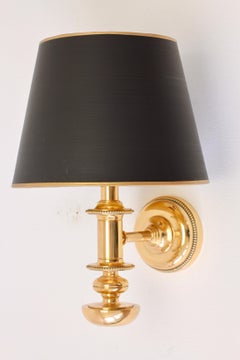 Maison Jansen Style Polished Brass Sconce by Vereinigte Werkstätten München