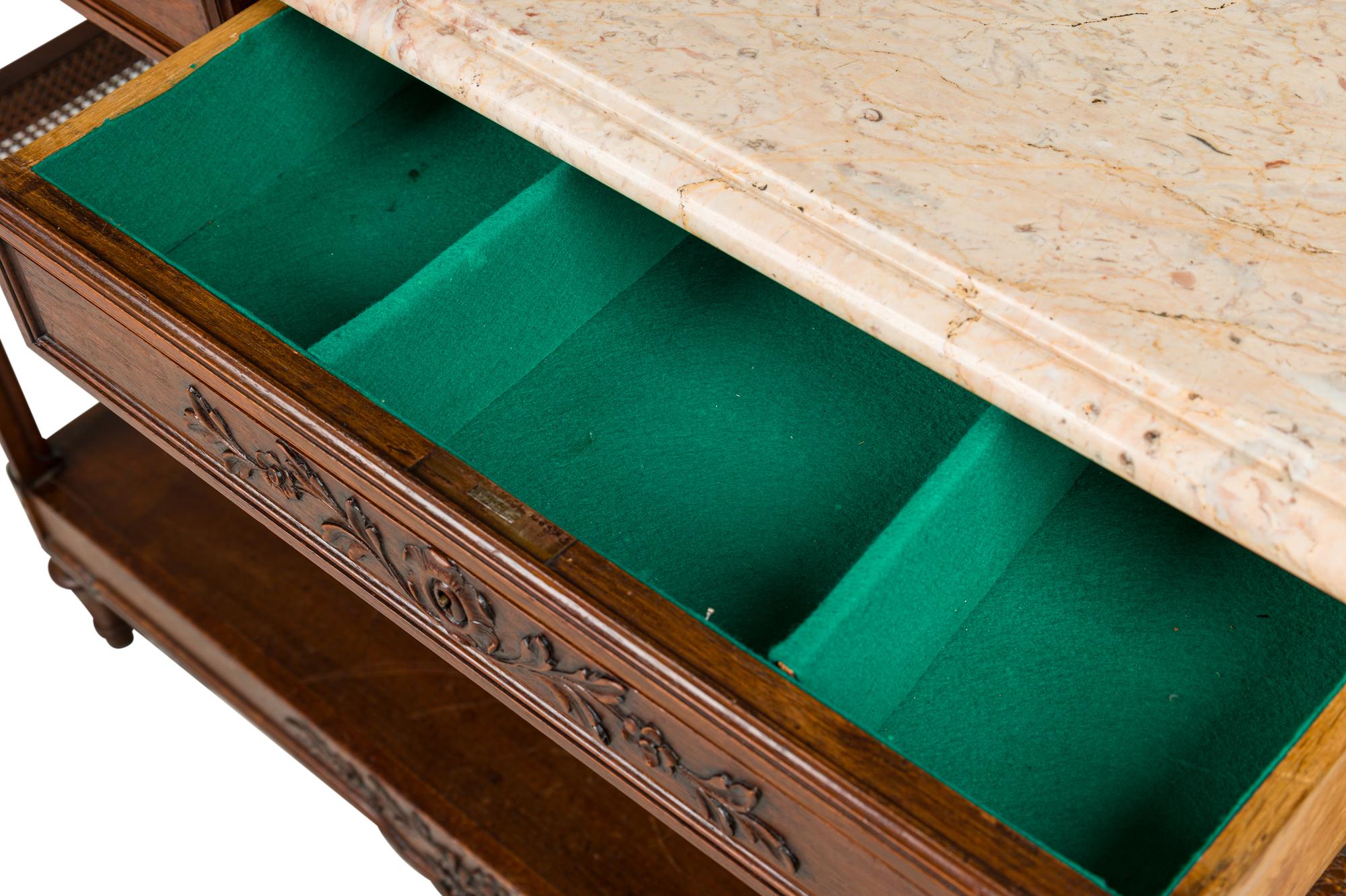 Mesa de servicio estilo Maison Jansen en venta 5