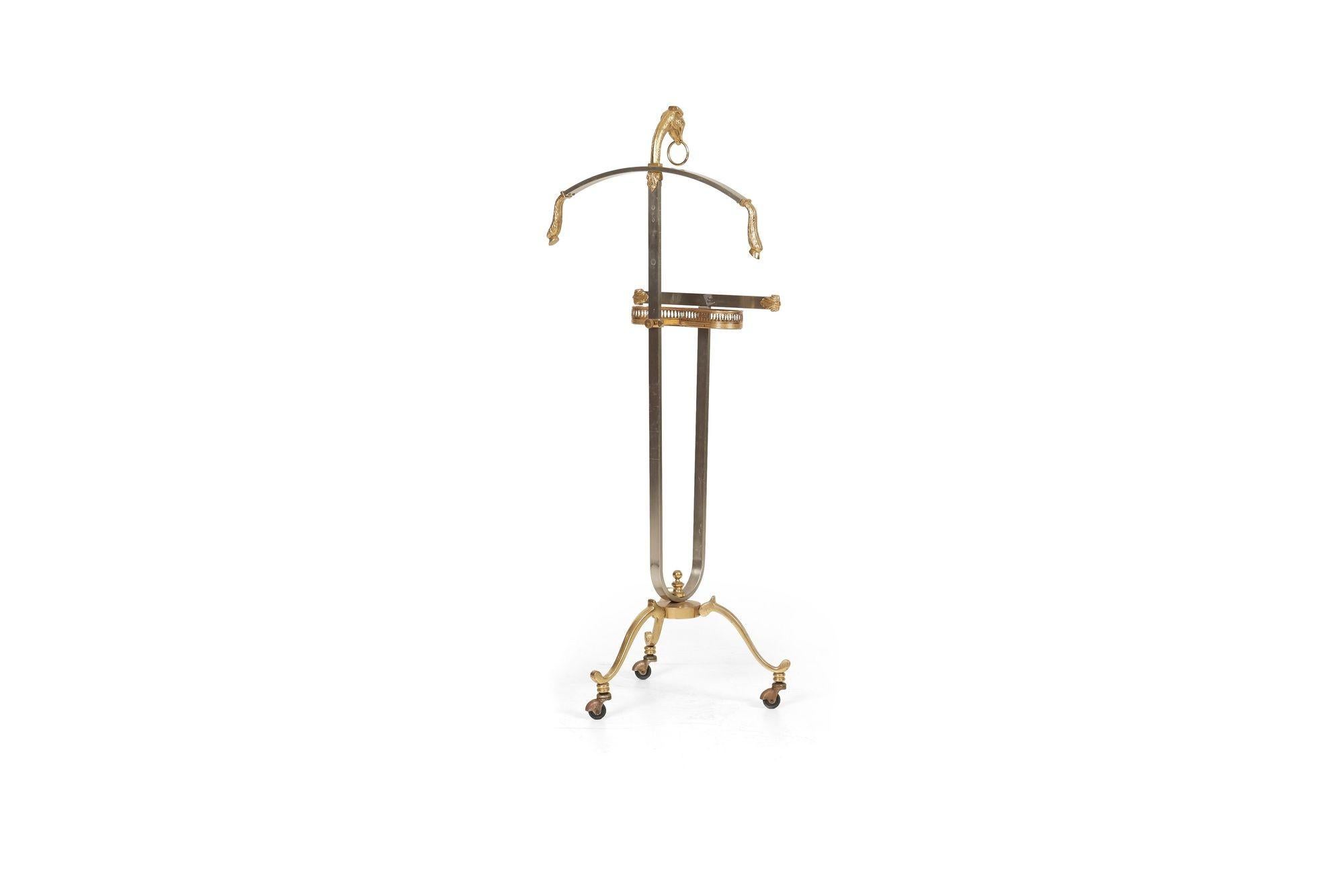 Mid-Century Modern Maison Jansen Style Valet Italy 1960 For Sale