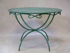 Maison Jansen Table and Three Chairs, France, circa 1940s