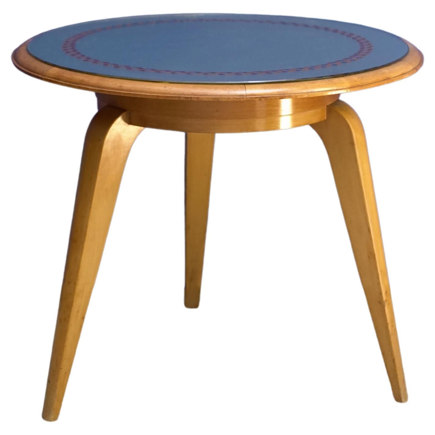 Maison Jansen Tisch von Gueridon mit Spiegel im Angebot