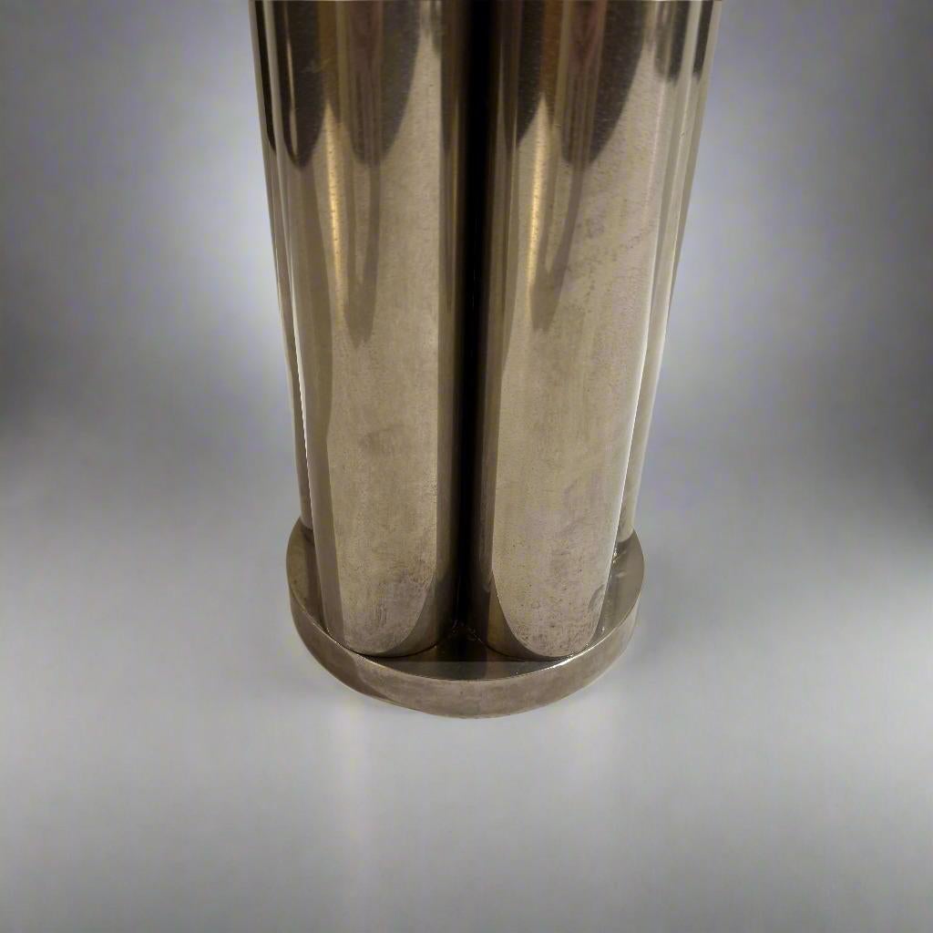 Lámpara de mesa Maison Jansen Francia circa 1950 Latón en venta