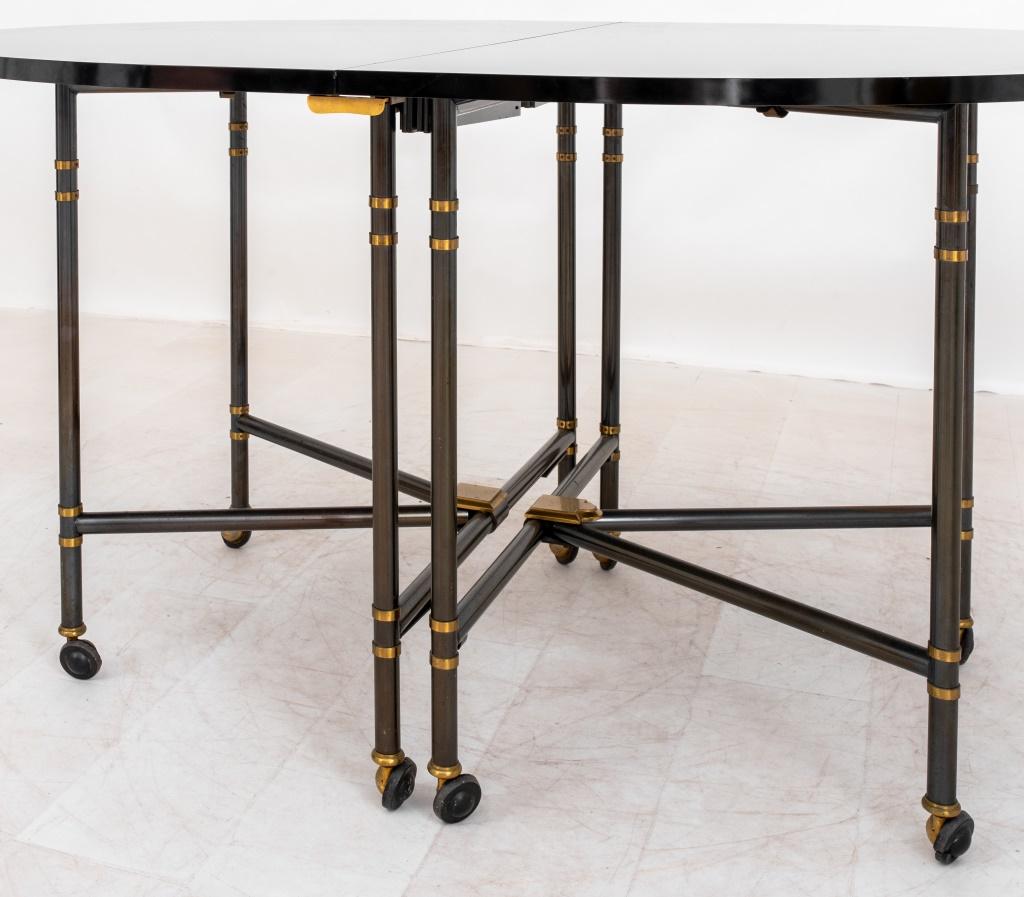 Maison Jansen Table Royale Lacquer Extending Table In Excellent Condition In New York, NY