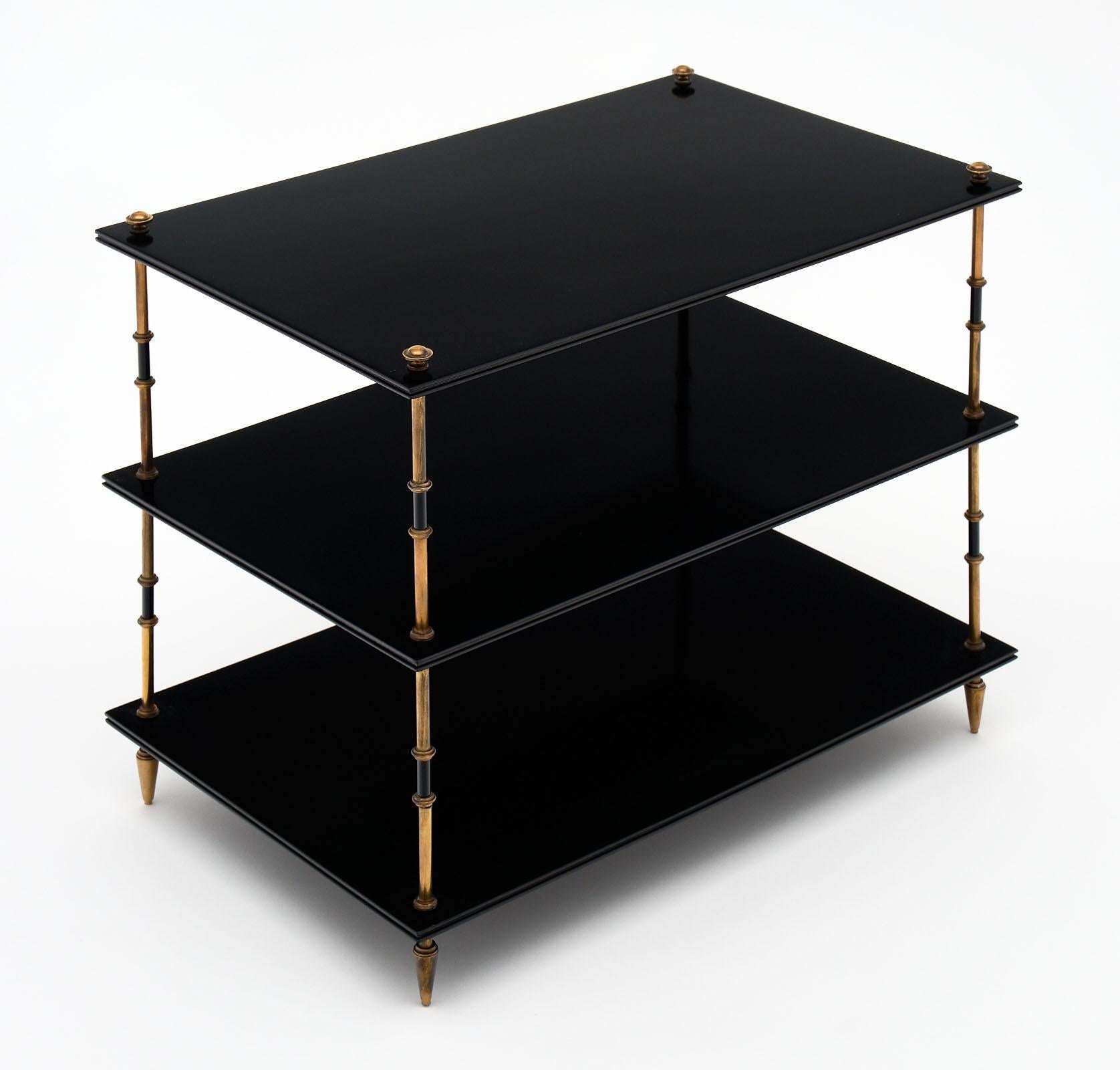 Mid-Century Modern Maison Jansen Three Tiered Side Tables