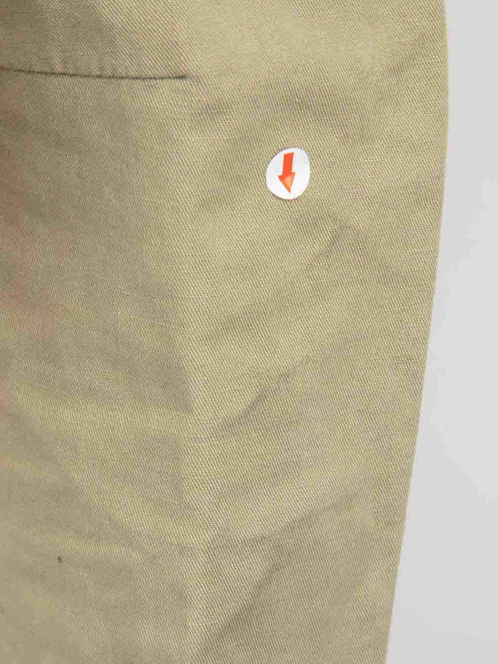 Maison Kitsuné Khaki Pocket Detail Utility Jacket Size XS For Sale 1