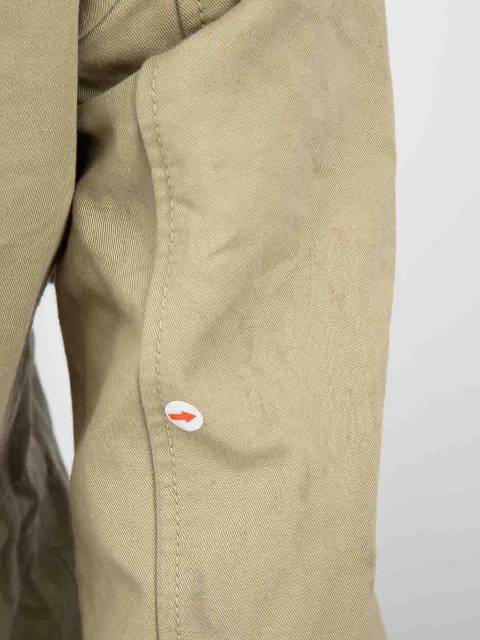 Maison Kitsuné Khaki Pocket Detail Utility Jacket Size XS For Sale 4