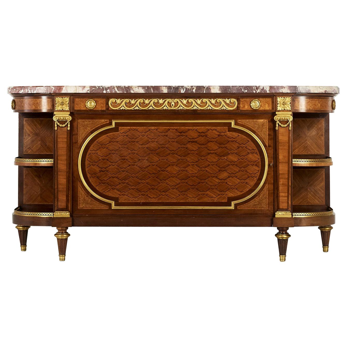 Maison Krieger, an Important 19th Century Louis XVI Style Credenza