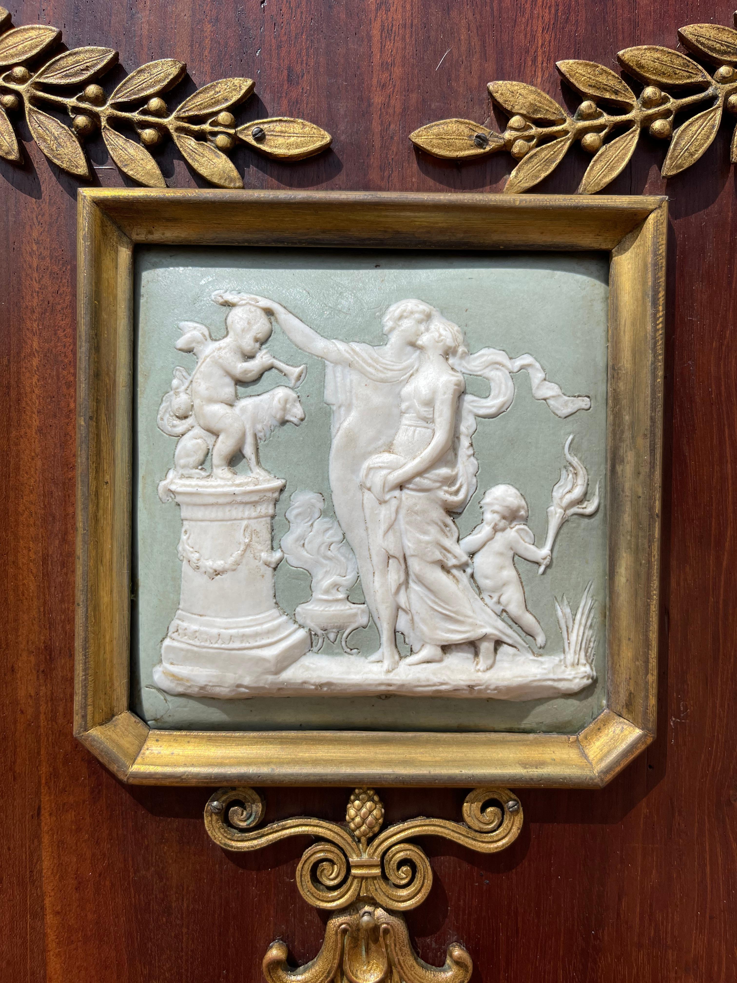 Krieger, Louis XVI / Napoleon III Style Mahogany & Bronze Sideboard For Sale 7