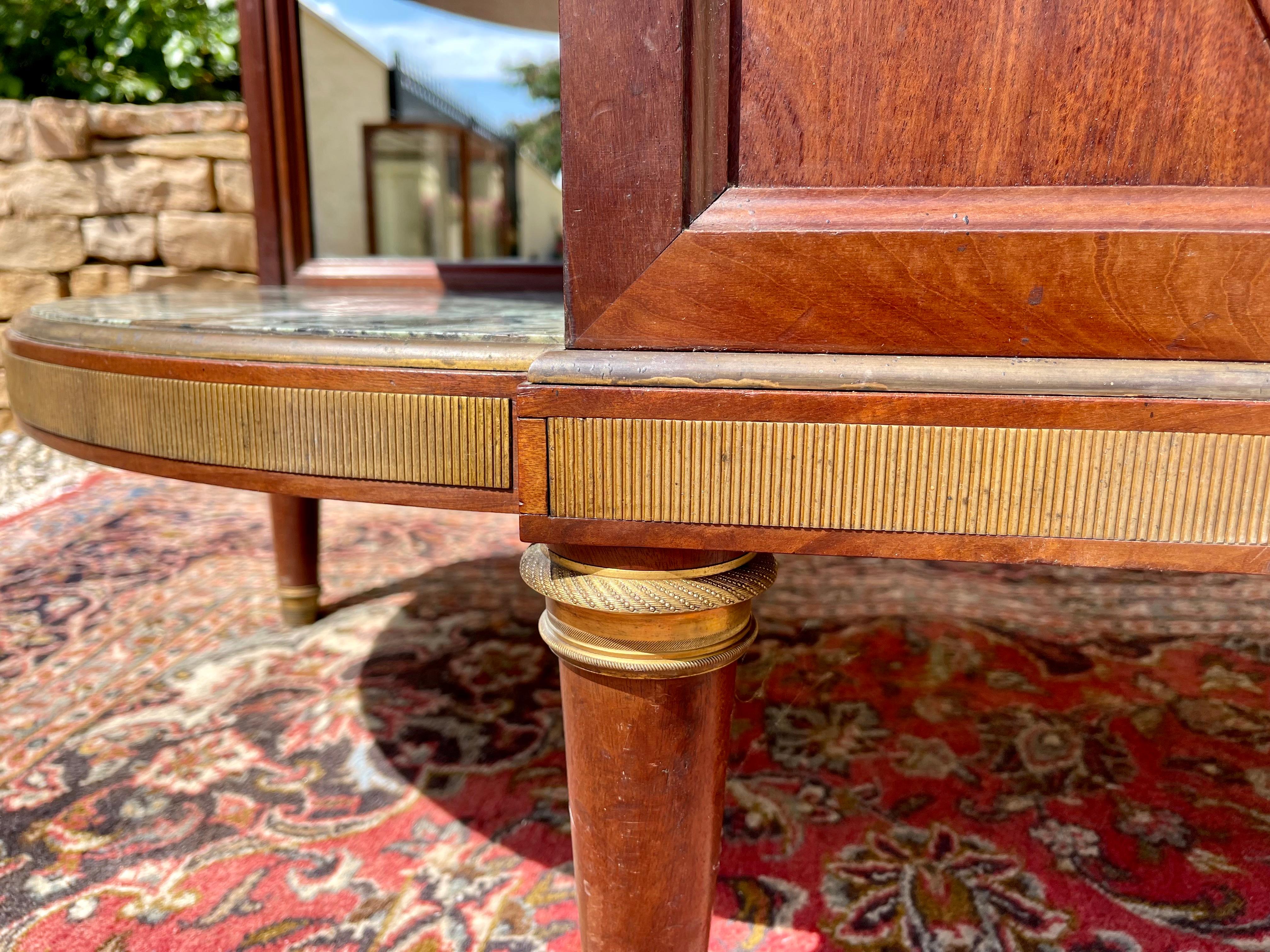 Krieger, Louis XVI / Napoleon III Style Mahogany & Bronze Sideboard For Sale 10