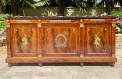 Maison Krieger - Armadio in mogano e bronzo in stile impero