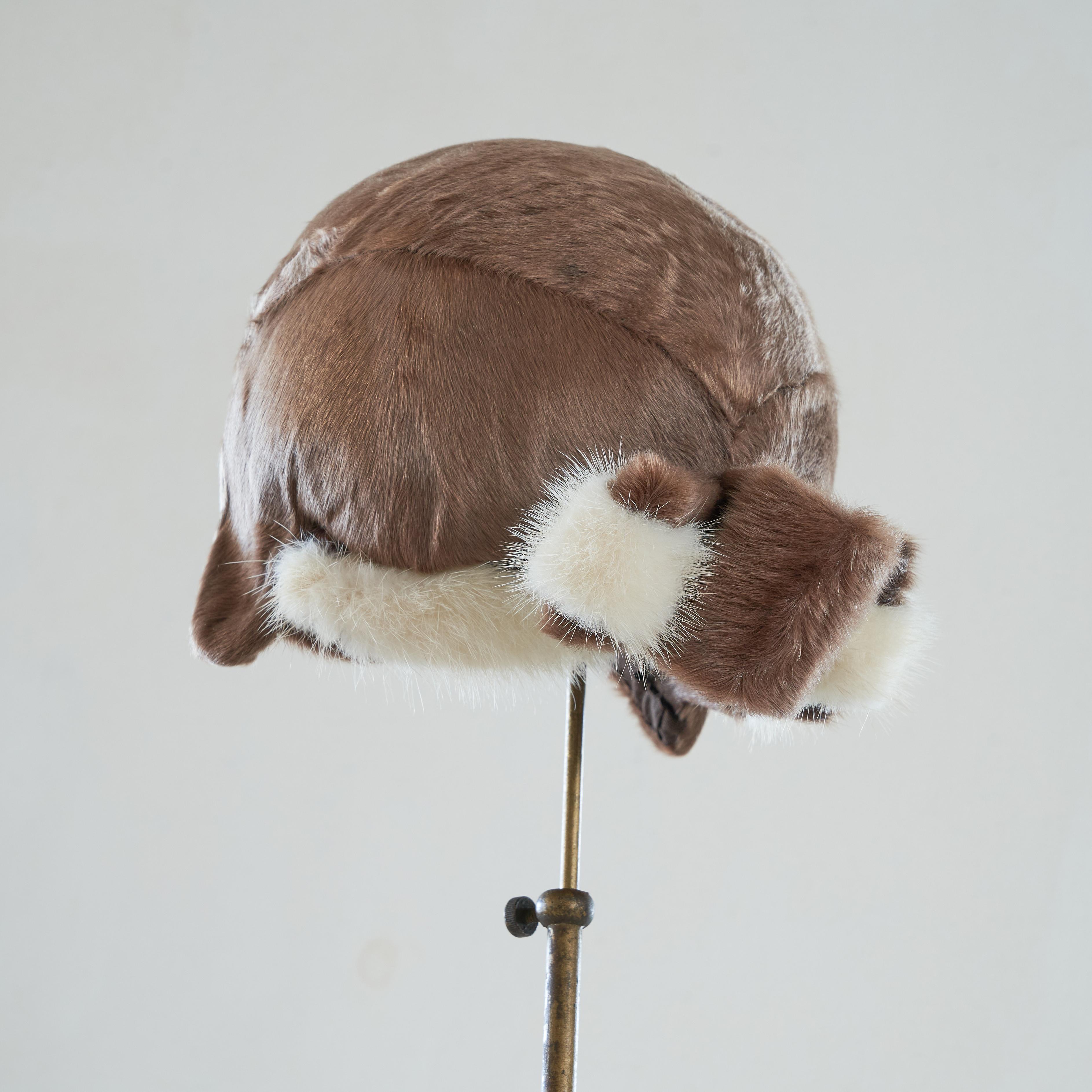 Dutch 'Maison Kuiper' Pair of Fur Hats, 1950s For Sale