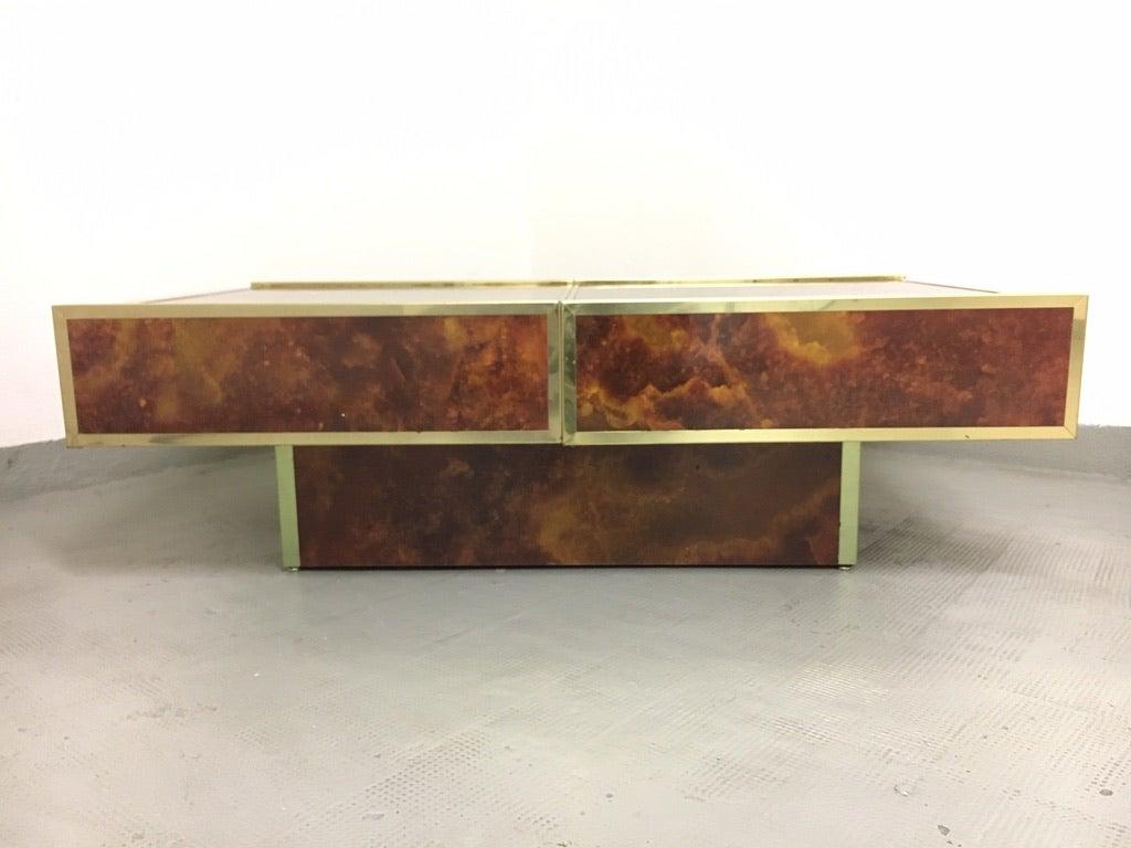 Maison Lancel Cocktail or Coffee Table Bar For Sale 5