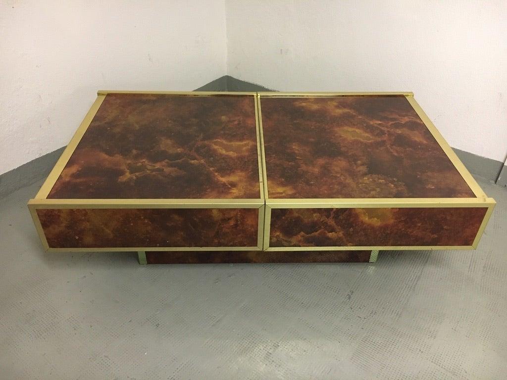 Maison Lancel Cocktail or Coffee Table Bar For Sale 6