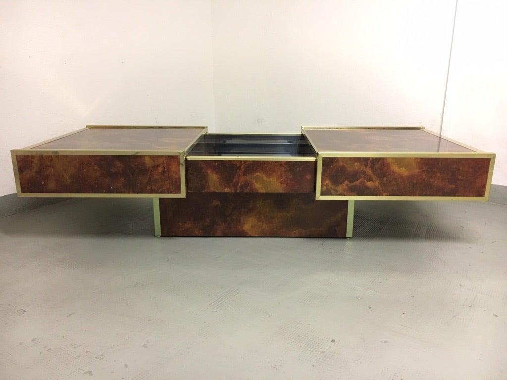 Maison Lancel Cocktail or Coffee Table Bar For Sale 7