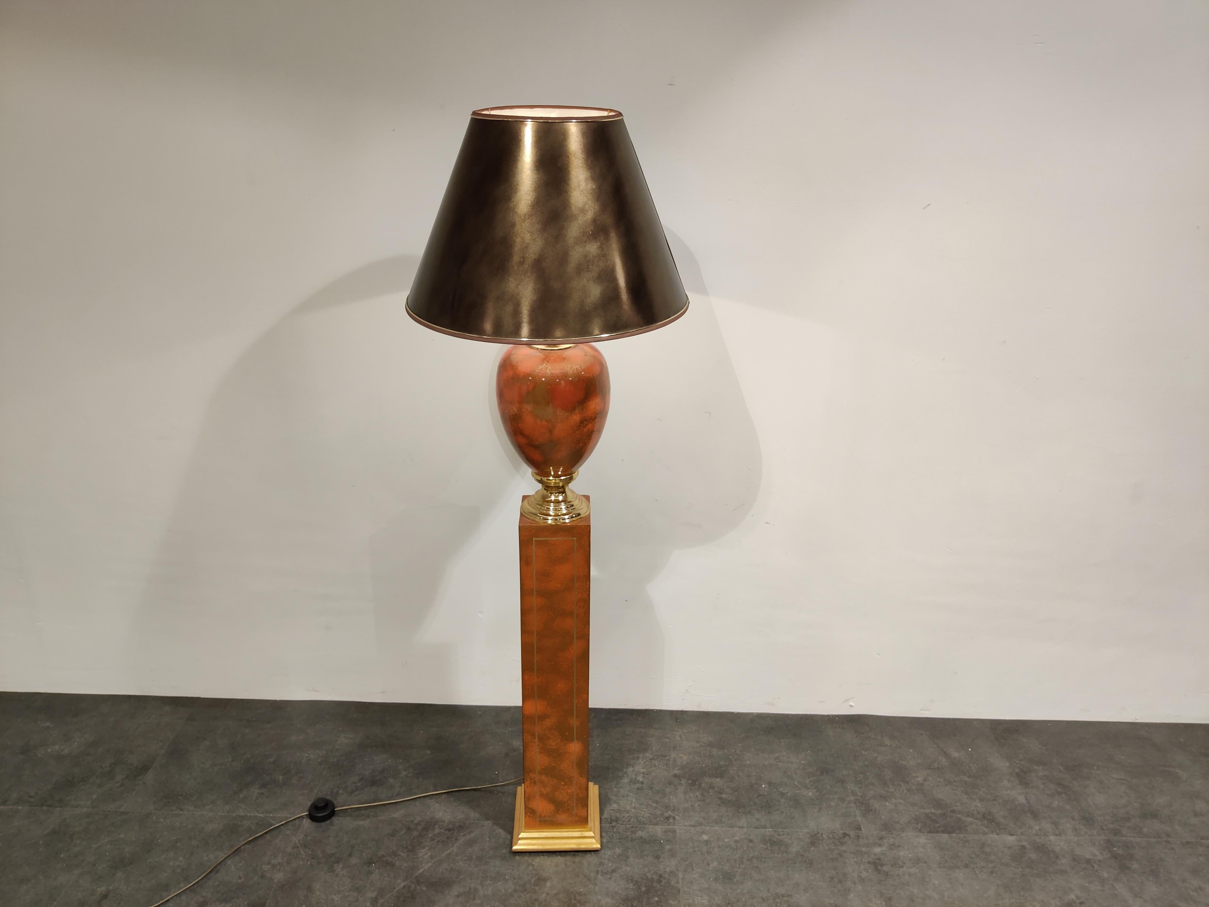 French Maison Le Dauphin Floor Lamp, 1980s For Sale