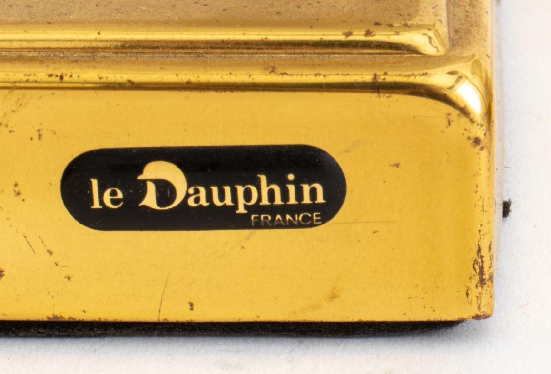 Maison Le Dauphin Glass & Bronze Horse Lamps, 2 For Sale 5