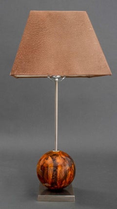 Lampe de table en céramique émaillée Maison Le Dauphin