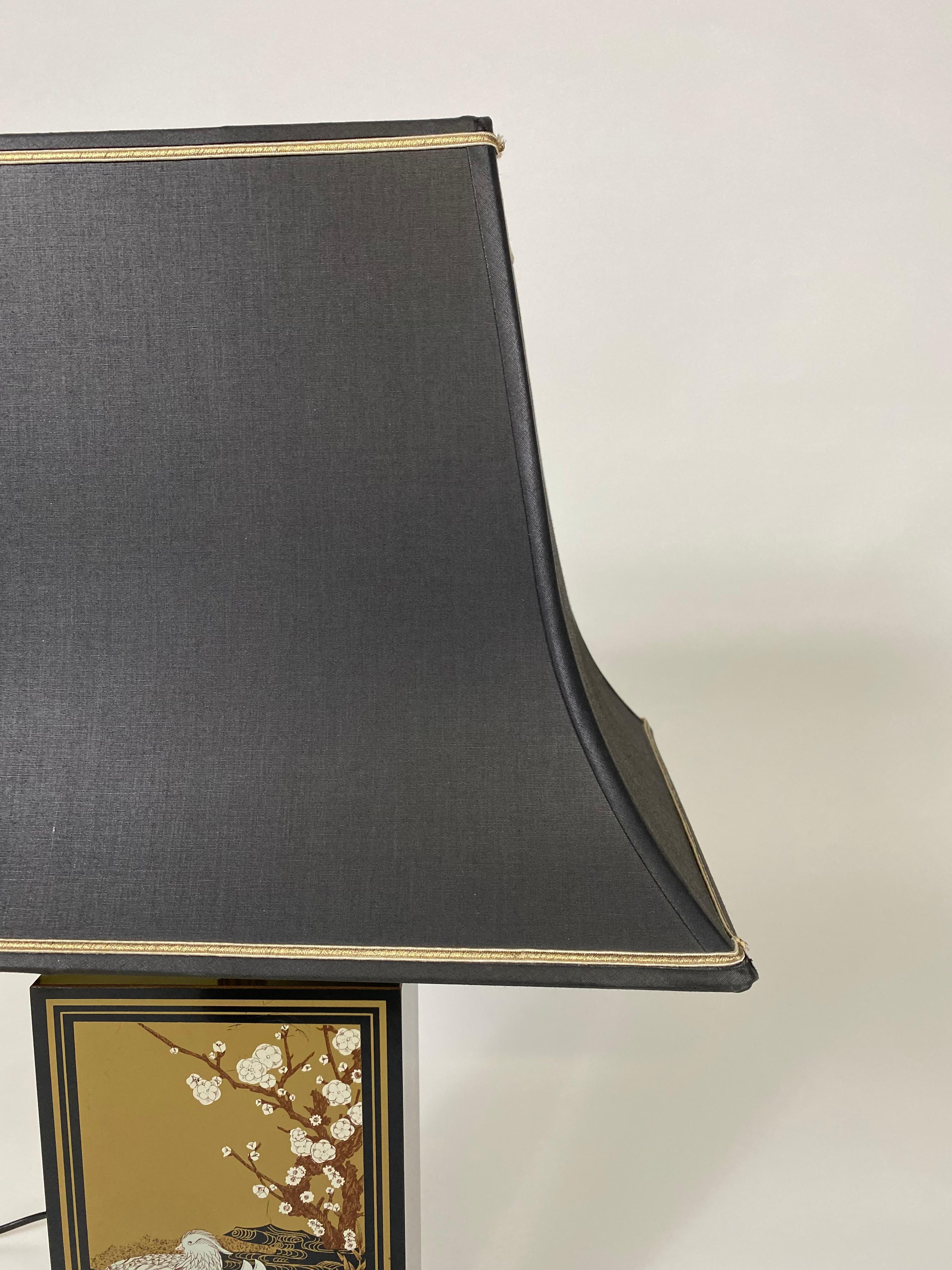 Maison Le Dauphin Pagode Design-Tischlampe, Hokkaido-Tischlampe, Frankreich, 1970er Jahre im Angebot 6
