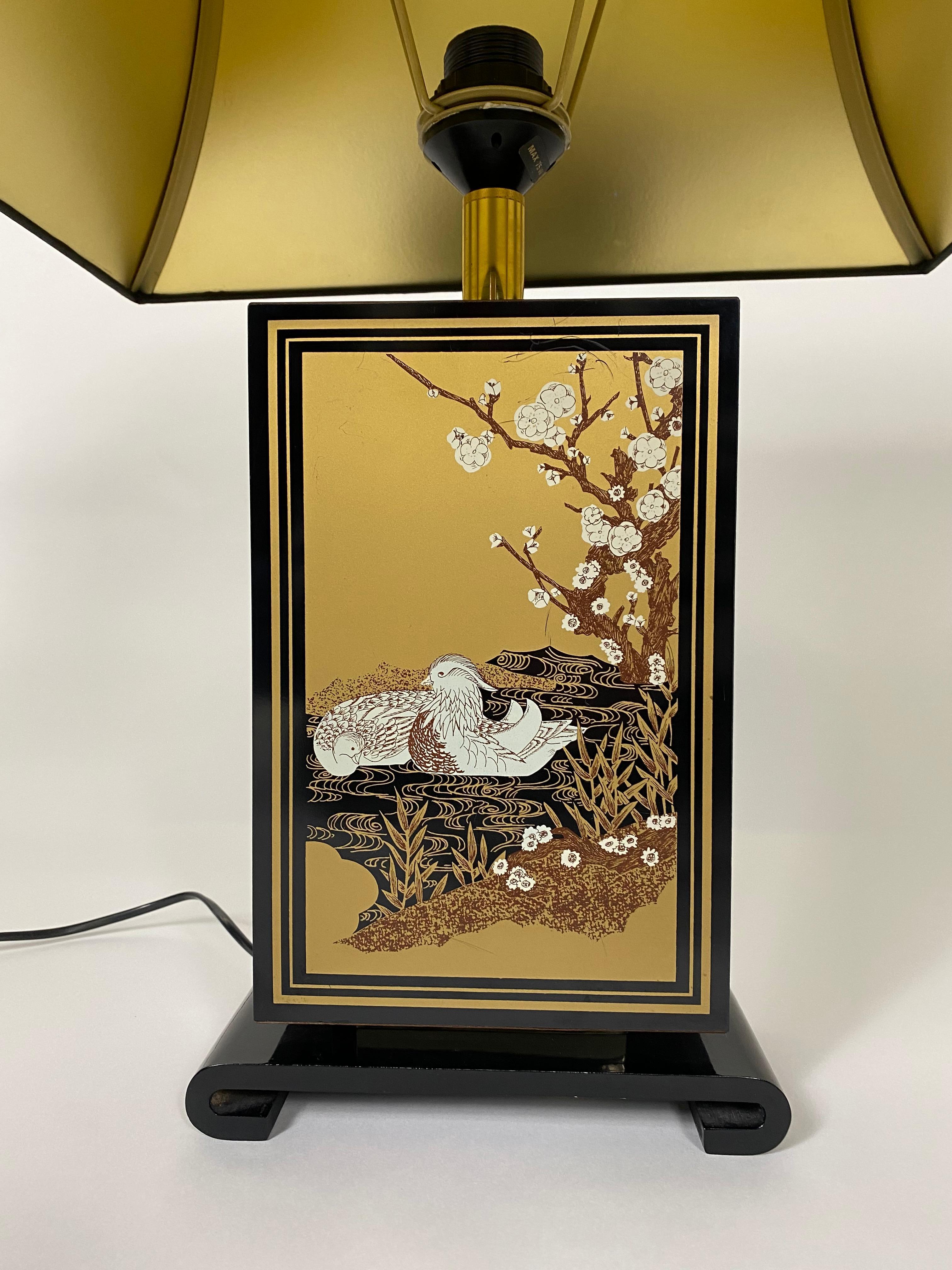 Maison Le Dauphin Pagode Design Table Lamp France 1970's Hokkaido Table lamp For Sale 8