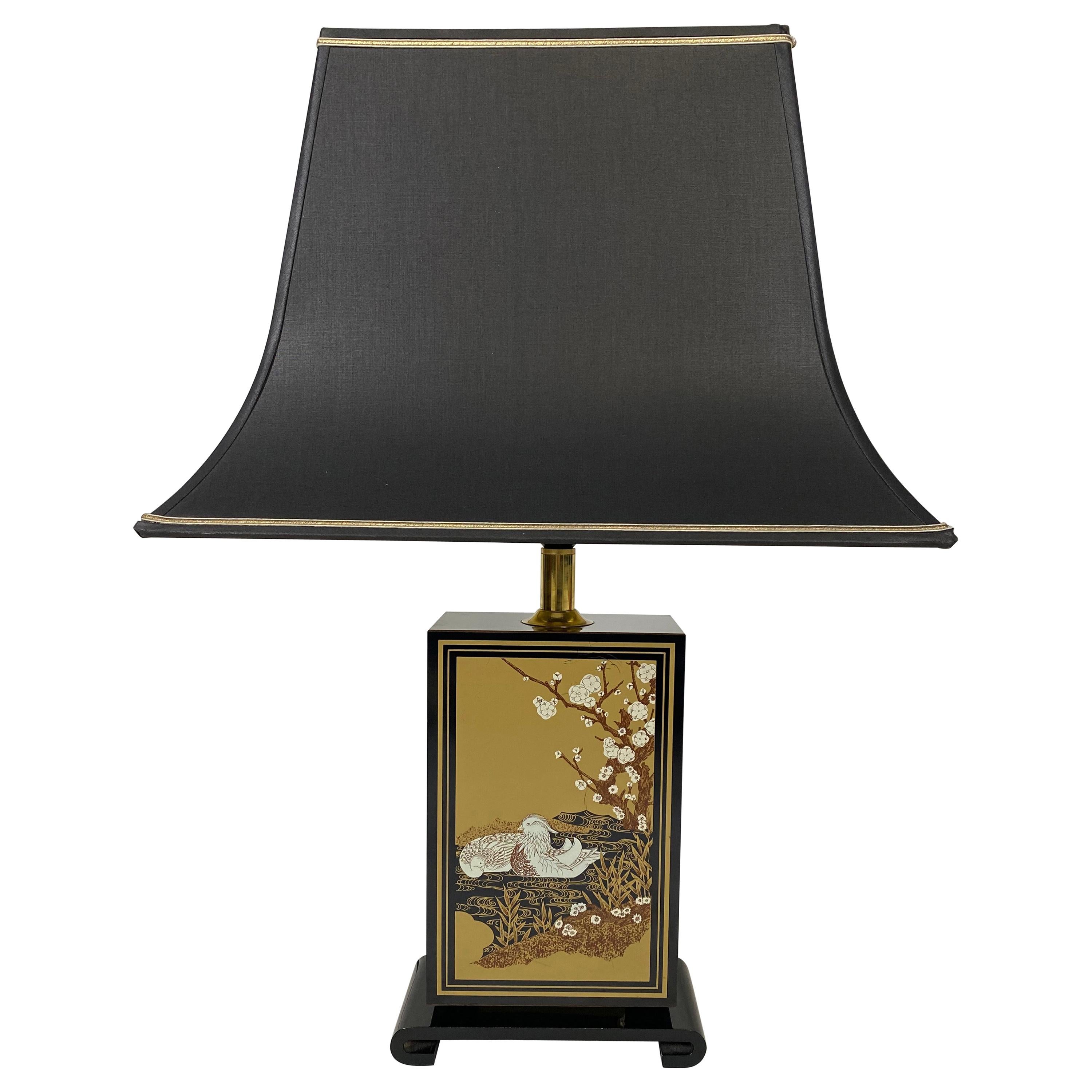 Maison Le Dauphin Pagode Design Table Lamp France 1970's Hokkaido Table lamp For Sale