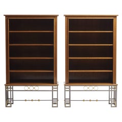 Maison Leleu, a Pair of Bookcases, France, 1963