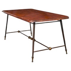 Mesa auxiliar Maison Leleu, c.1950 - Villa Médy-Roc Procedencia