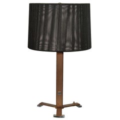 Maison Leleu, Rare Table Lamp, France, 1965