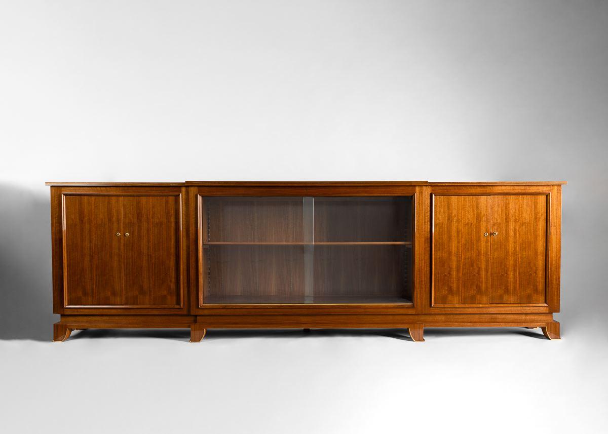 French Maison Leleu, Sideboard Cabinet, France, 1956 For Sale