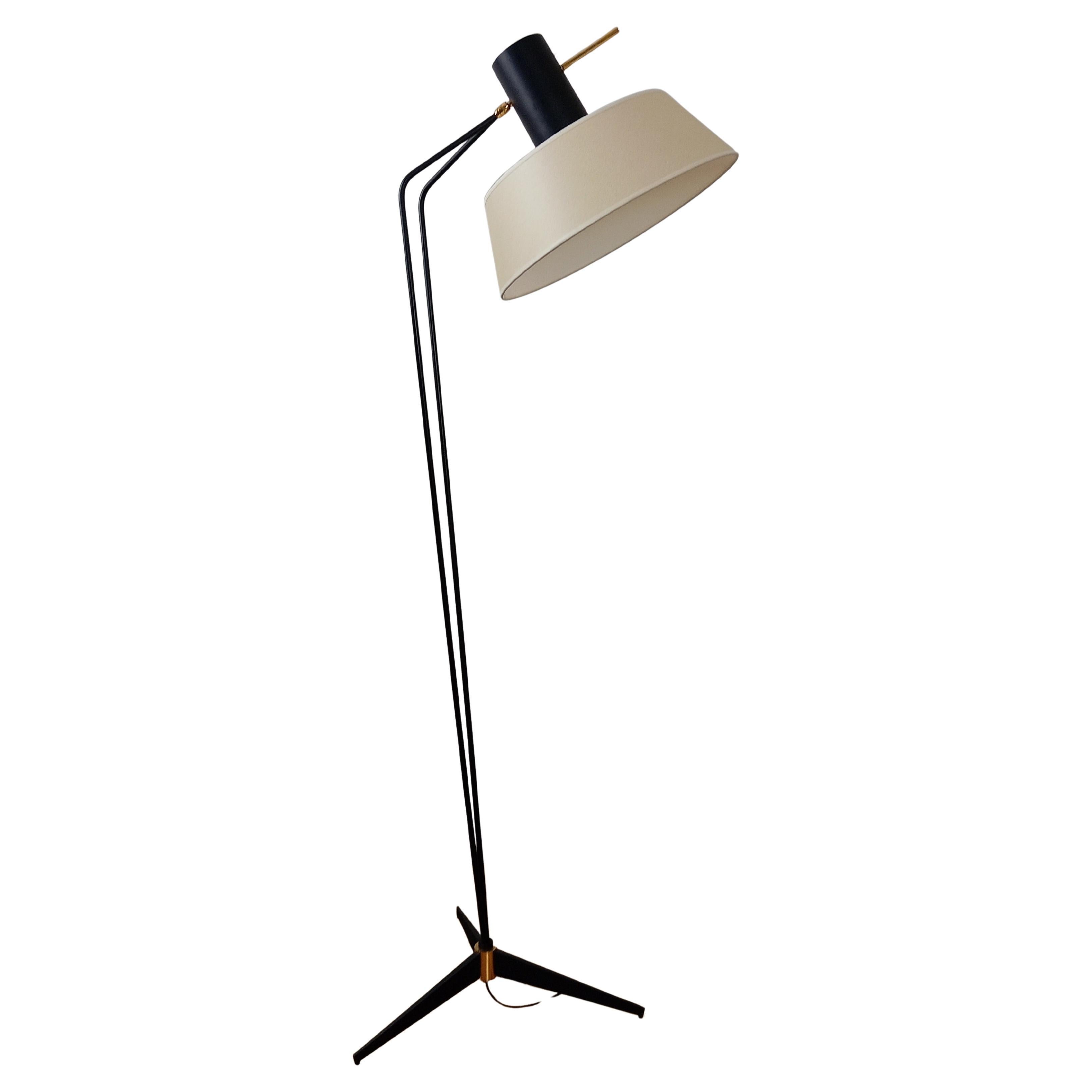 Maison Lunel articulated floor lamp circa 1950