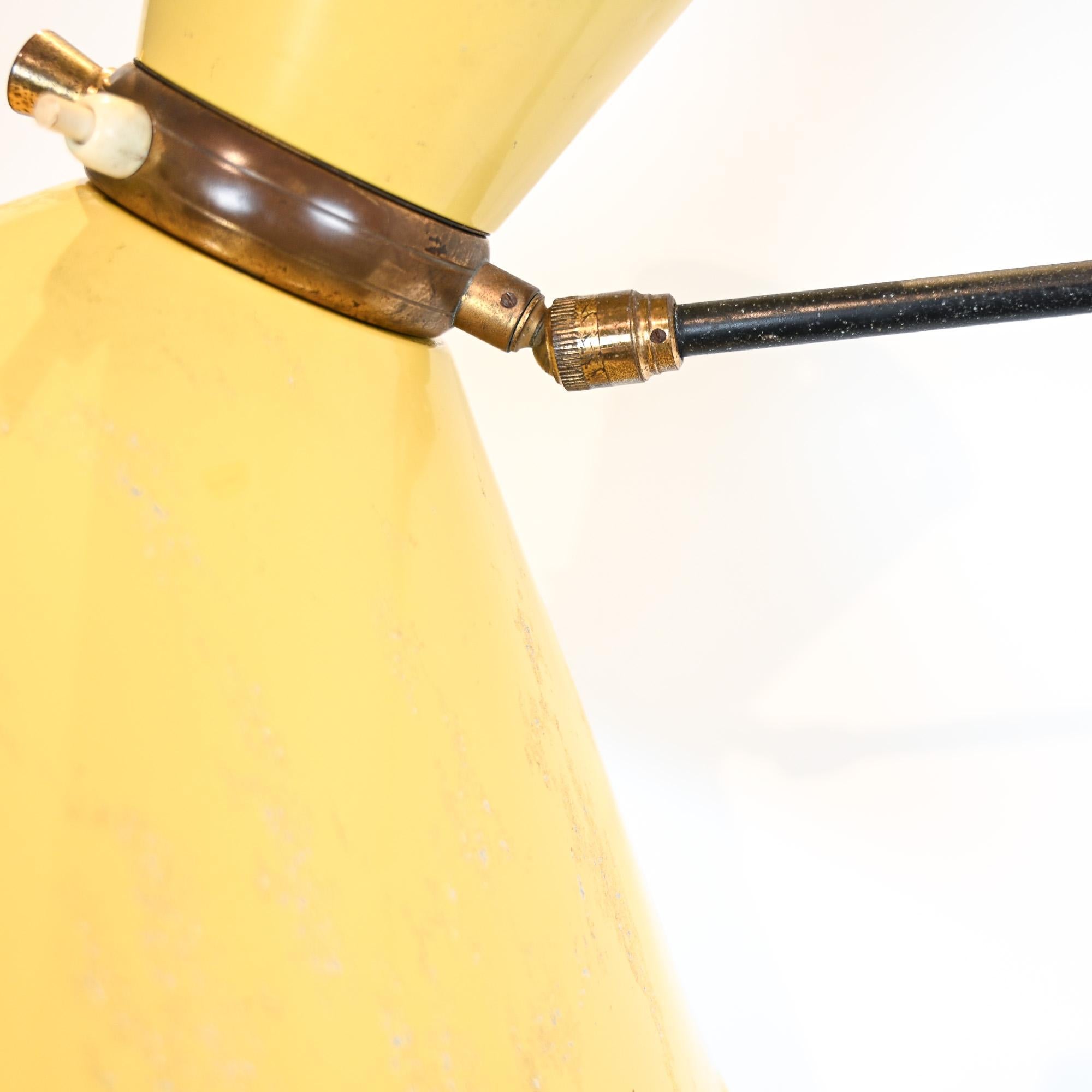 Lámpara de pared articulada Maison Lunel, Francia, años 50 en venta 12