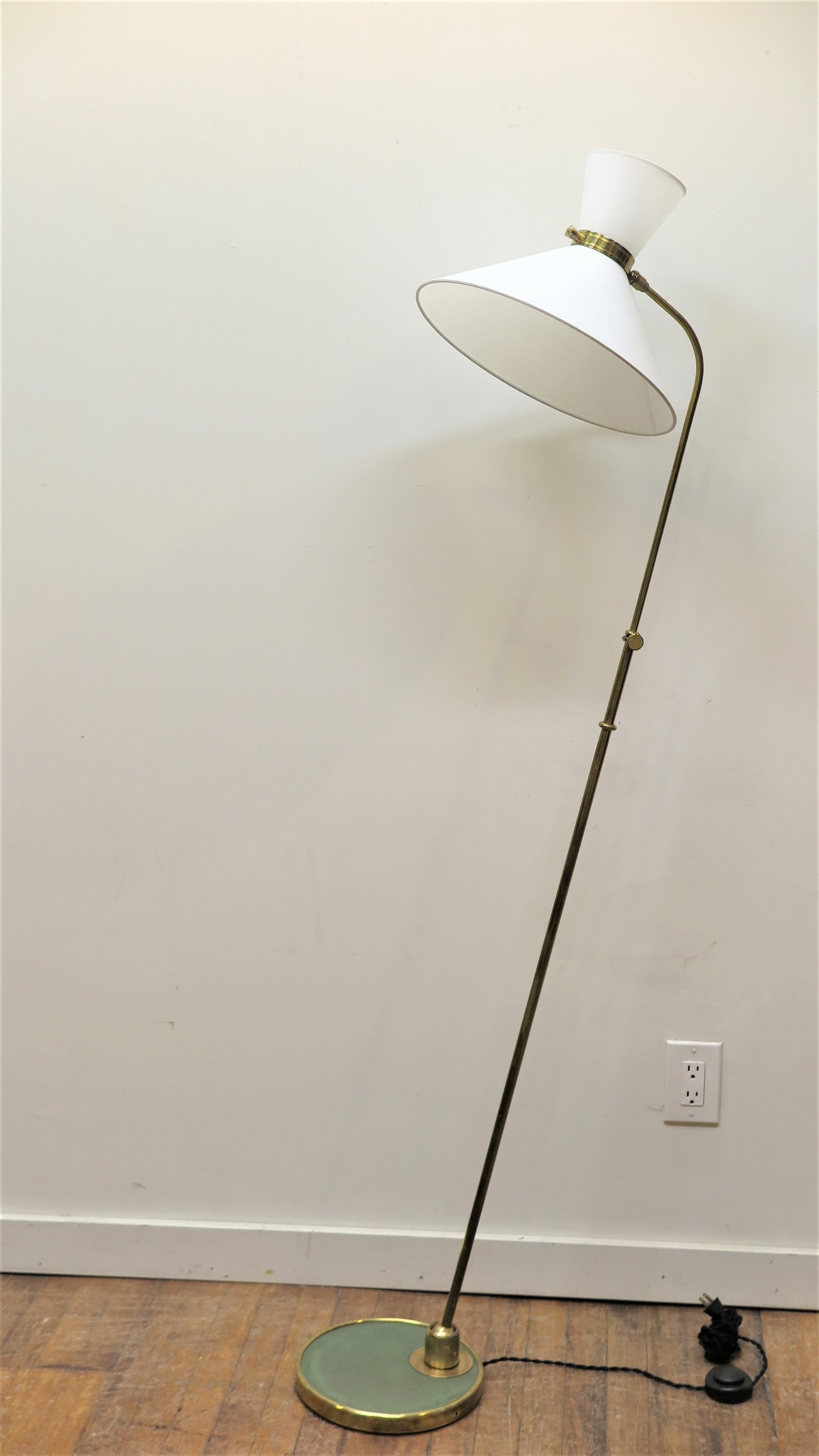 Maison Lunel Articulating Brass Floor Lamp 5
