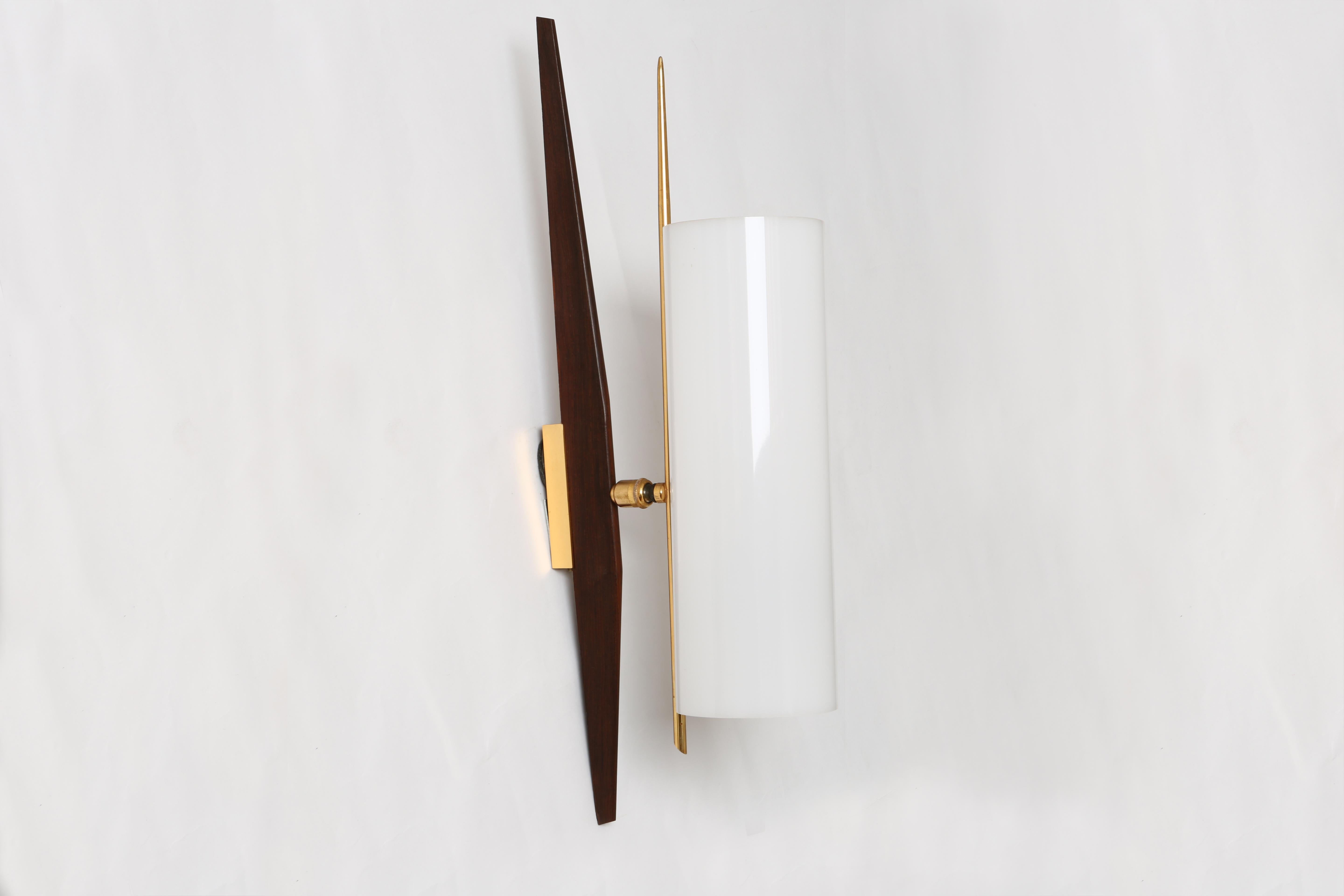 Mid-Century Modern Maison Lunel Attributed Wall Lamp
